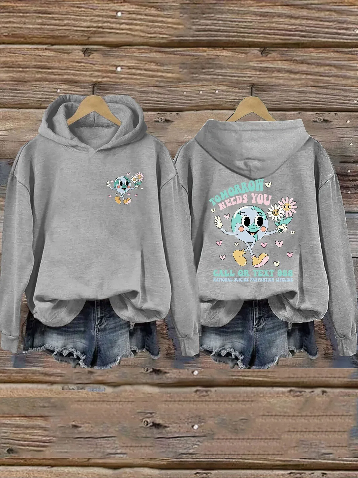 Tomorrow Needs You Call Or Text 988 National Suicide Prevention Lifeline Hoodie
