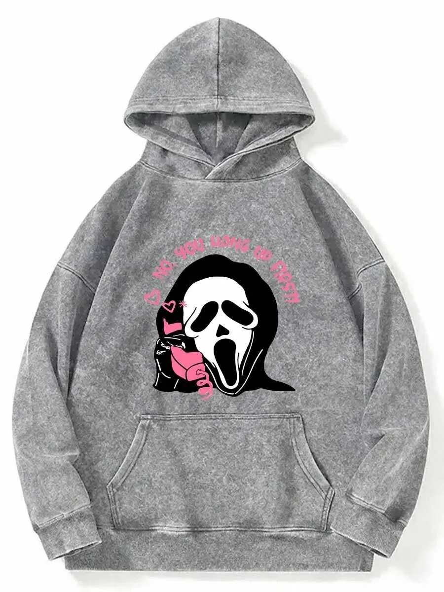 Scream Ghostface No You Hang Up Halloween Horror Movie Hoodie