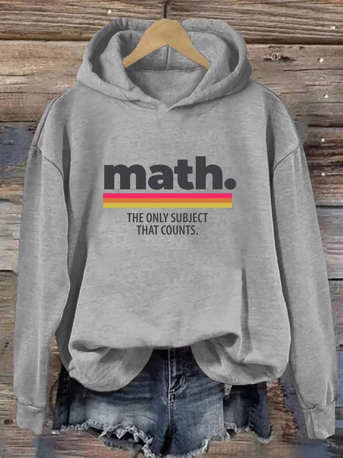 Funny Math The Only Subject That Counts Hoodie